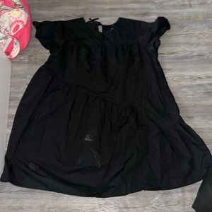 black t shirt dress
